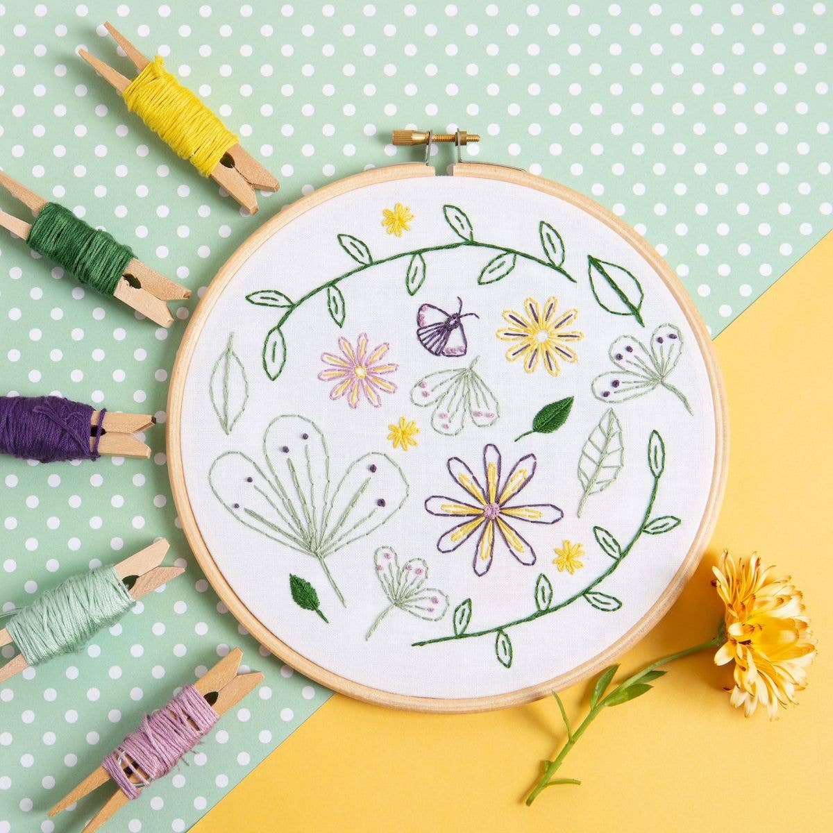 Embroidery Kit | Wildflower Meadow
