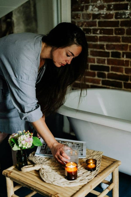 Small Solace Candle - Fire Glass