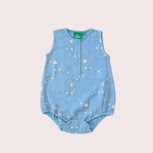 Dawn Organic Cotton Sleeveless Bubble Baby Bodysuit