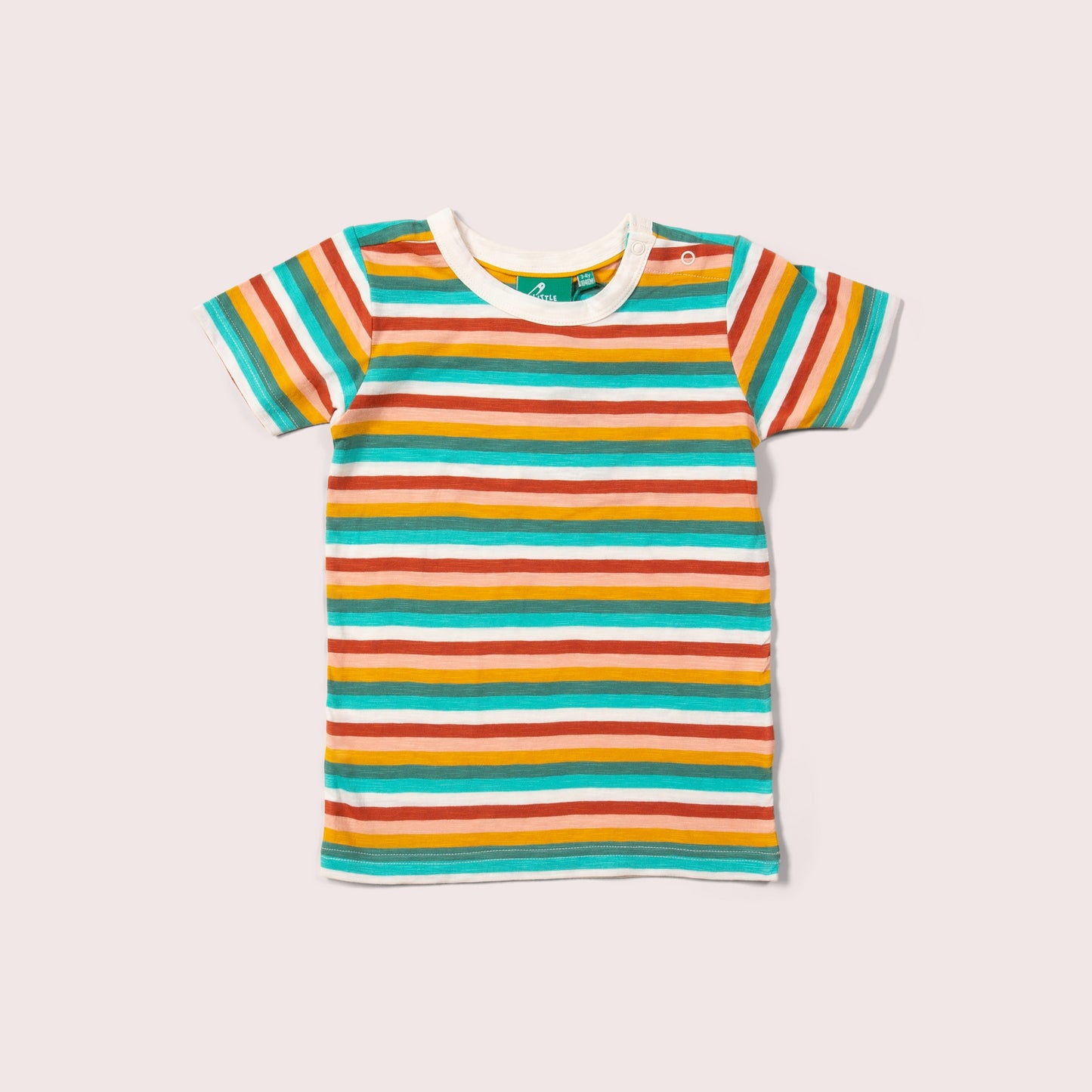 little green radicals organic kids rainbow t shirt