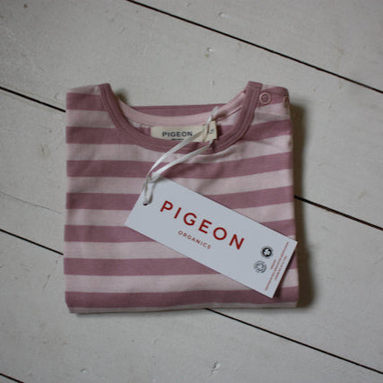 Long Sleeve T-Shirt | Pink Breton Stripe