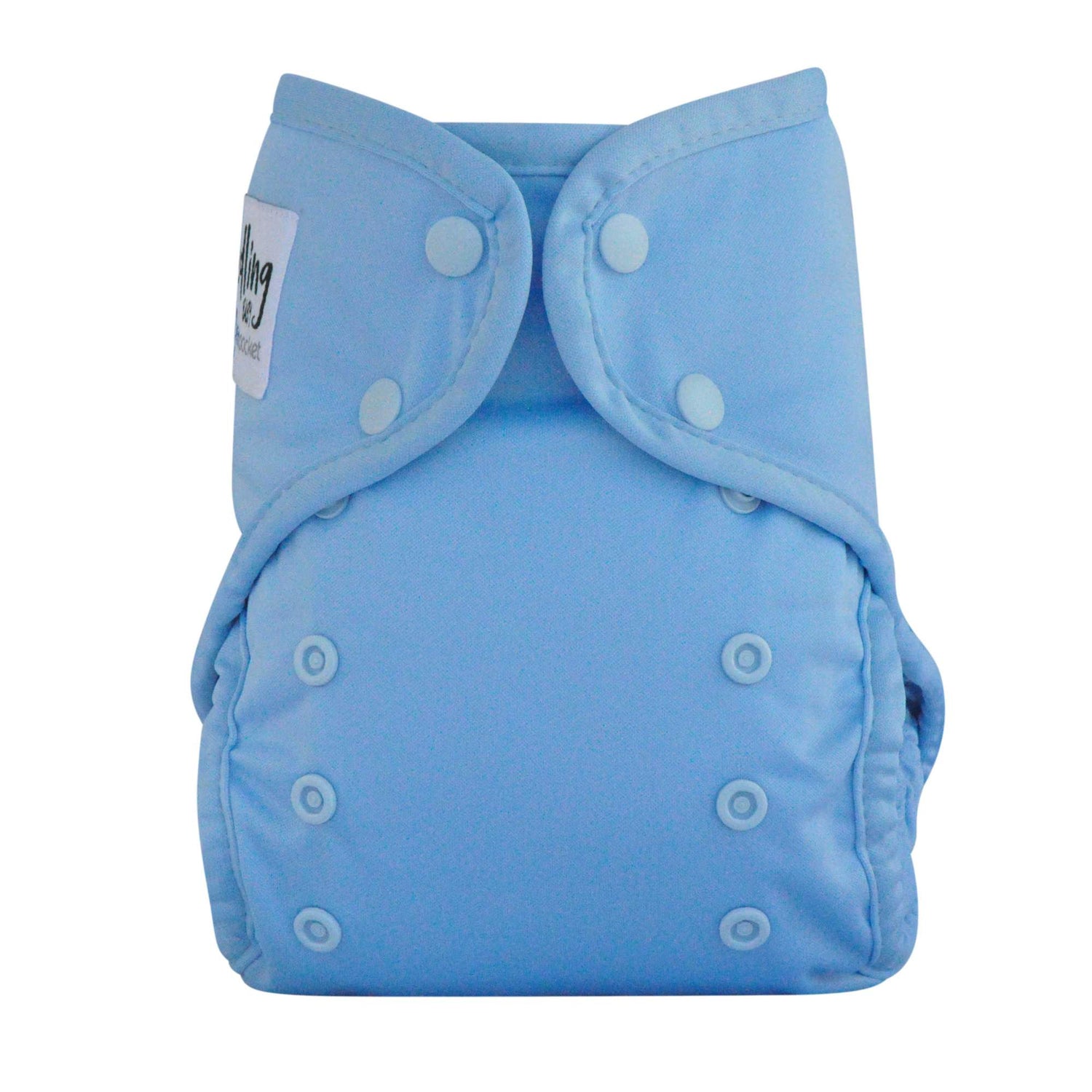 seedling baby reusable pocket nappy multifit sky blue