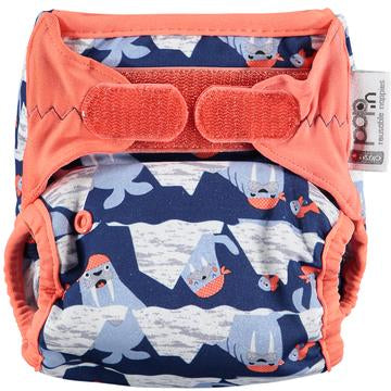 close pop in reusable cloth nappy