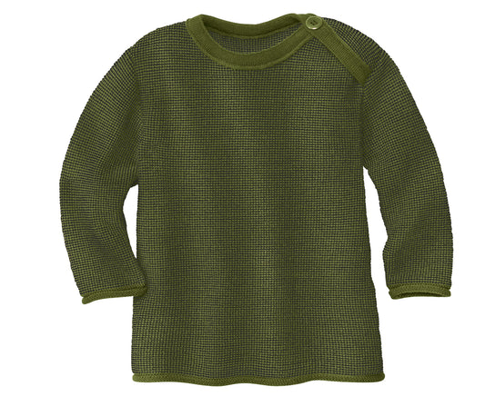 Melange Jumper | Olive ~ Anthracite