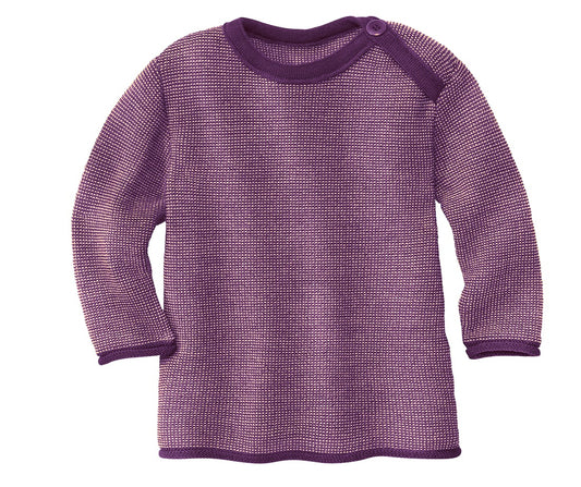 Melange Jumper: Plum / Rose