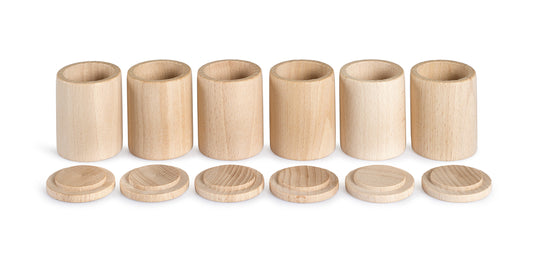 Natural Cups With Lid
