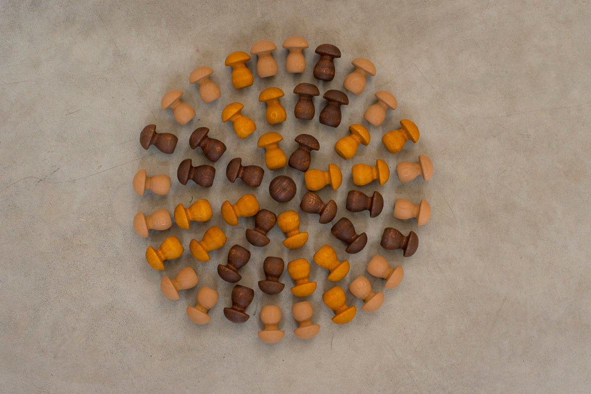 grapat little mushrooms