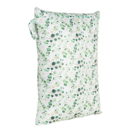 baba and boo reusable nappies cloth nappy wet bag large eucalyptus