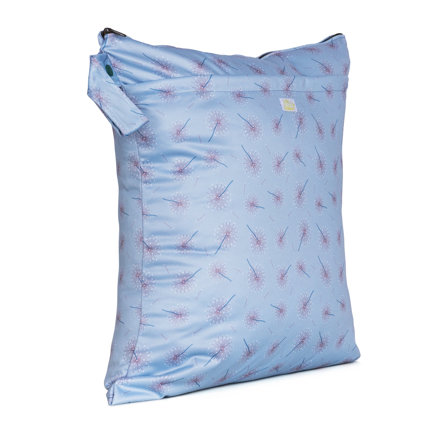 baba and boo double zip wet bag cloth nappy bag  dandelions