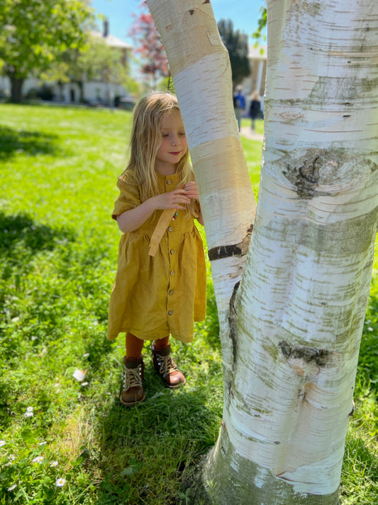 Linen Alice Dress | Oatmeal