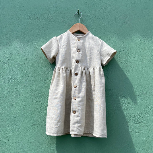 Linen Alice Dress | Oatmeal