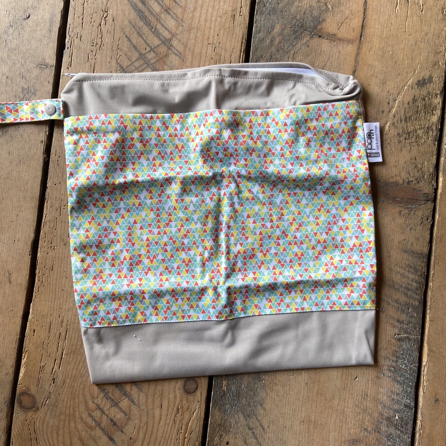 close pop in reusable nappy wet bag