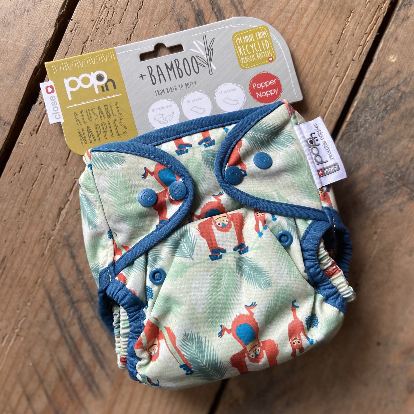 close pop in reusable nappies popper cloth nappy