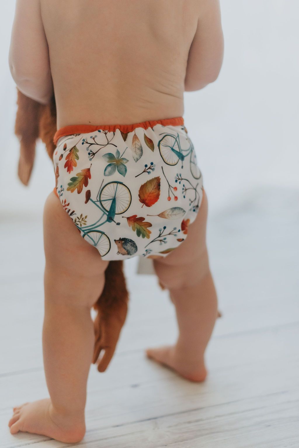 seedling baby reusable nappy wrap autumn