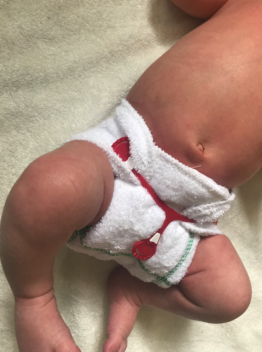 seedling baby mini prefold cloth nappy