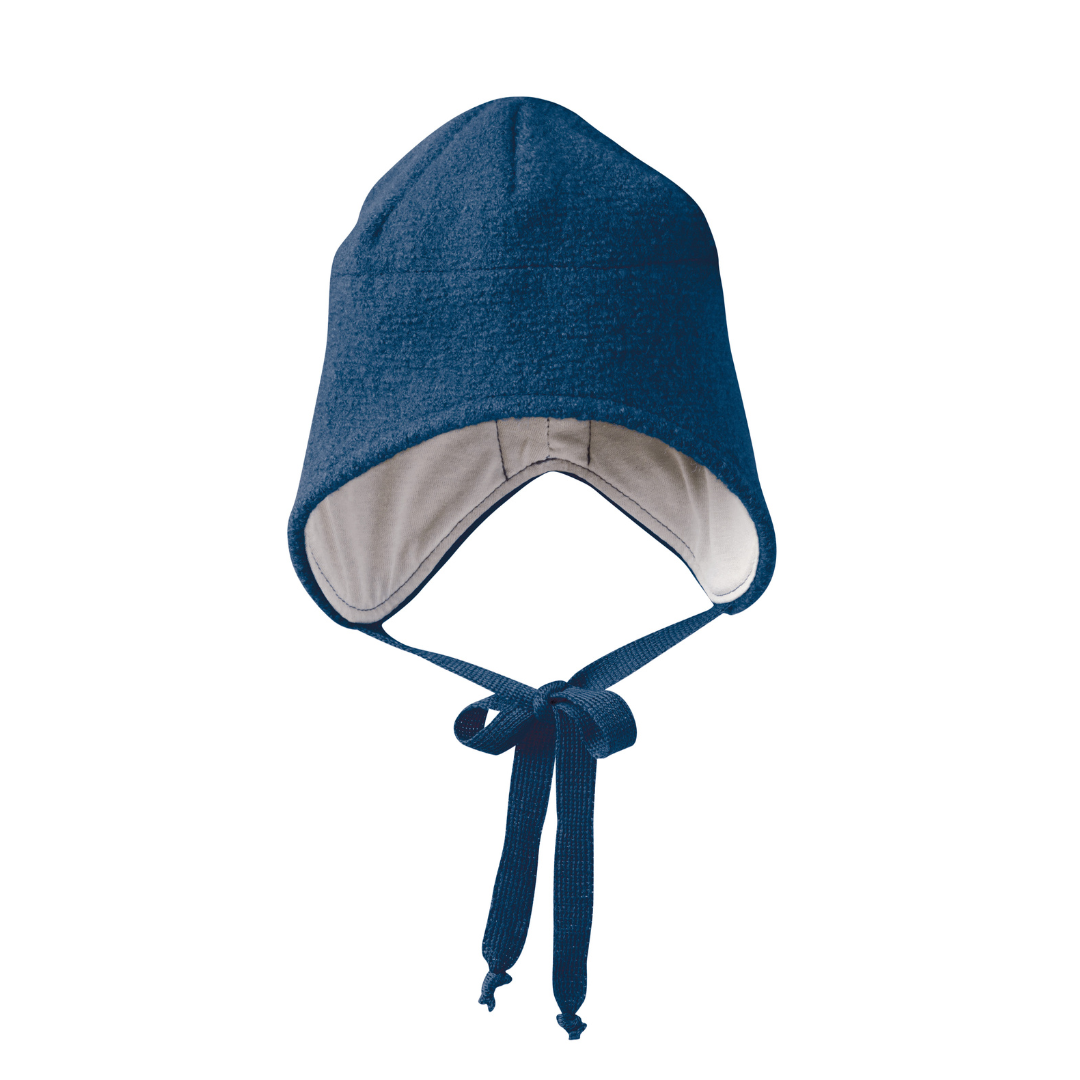 Boiled Wool Hat | Navy