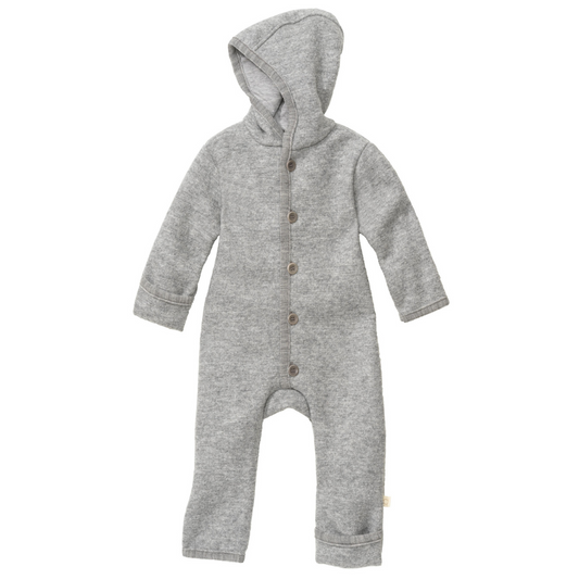 disana boiled wool overall grey organic merino forest school outfit 