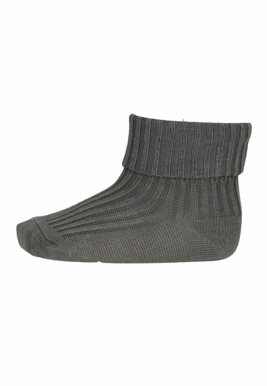 Cotton Rib Sock | Agave Green