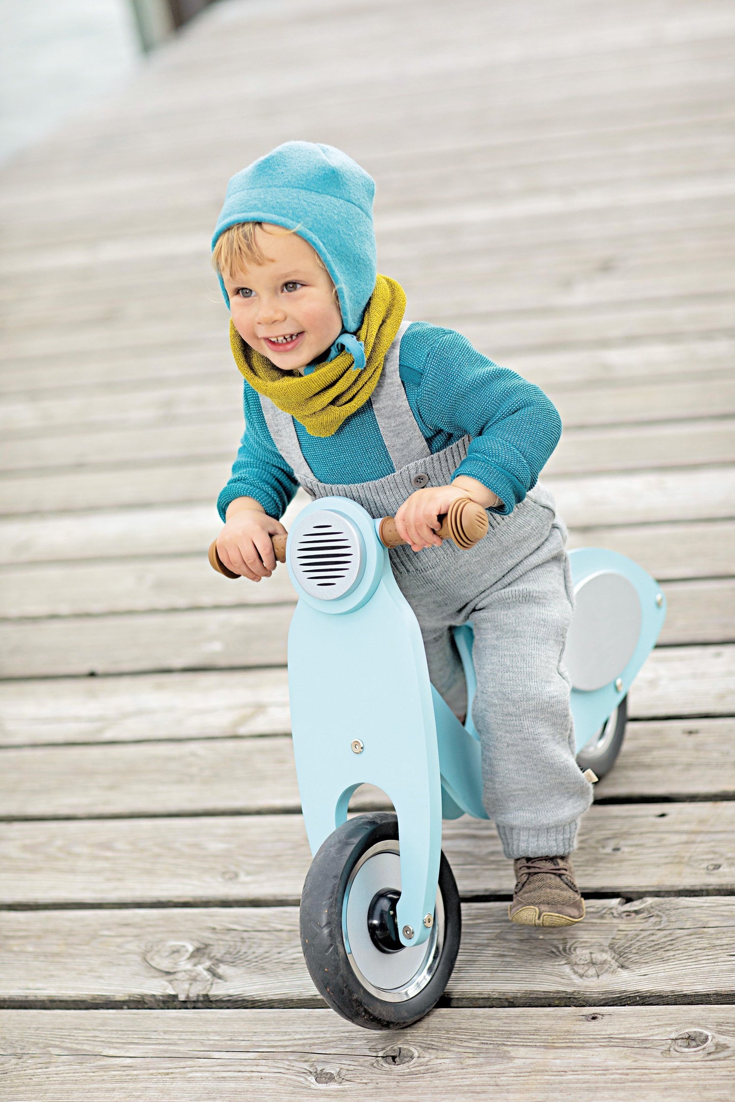 Organic Merino Boiled Wool Hat | Olive