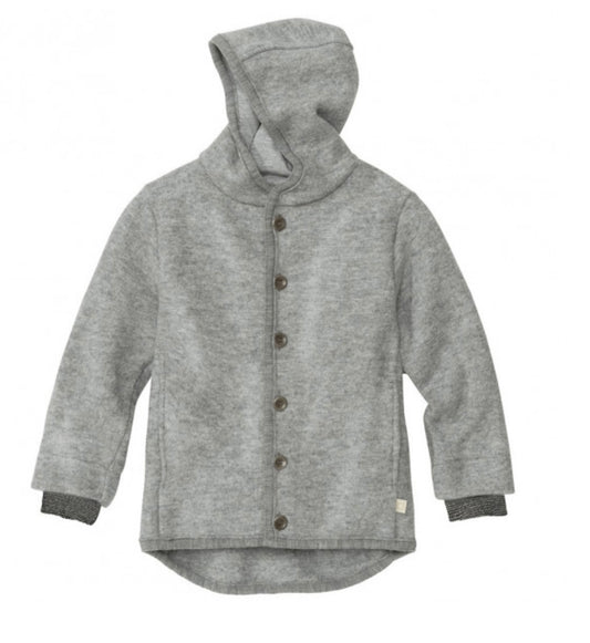 Boiled Wool Jacket | Grey
