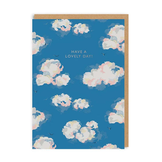 Have A Lovely Day Clouds Card