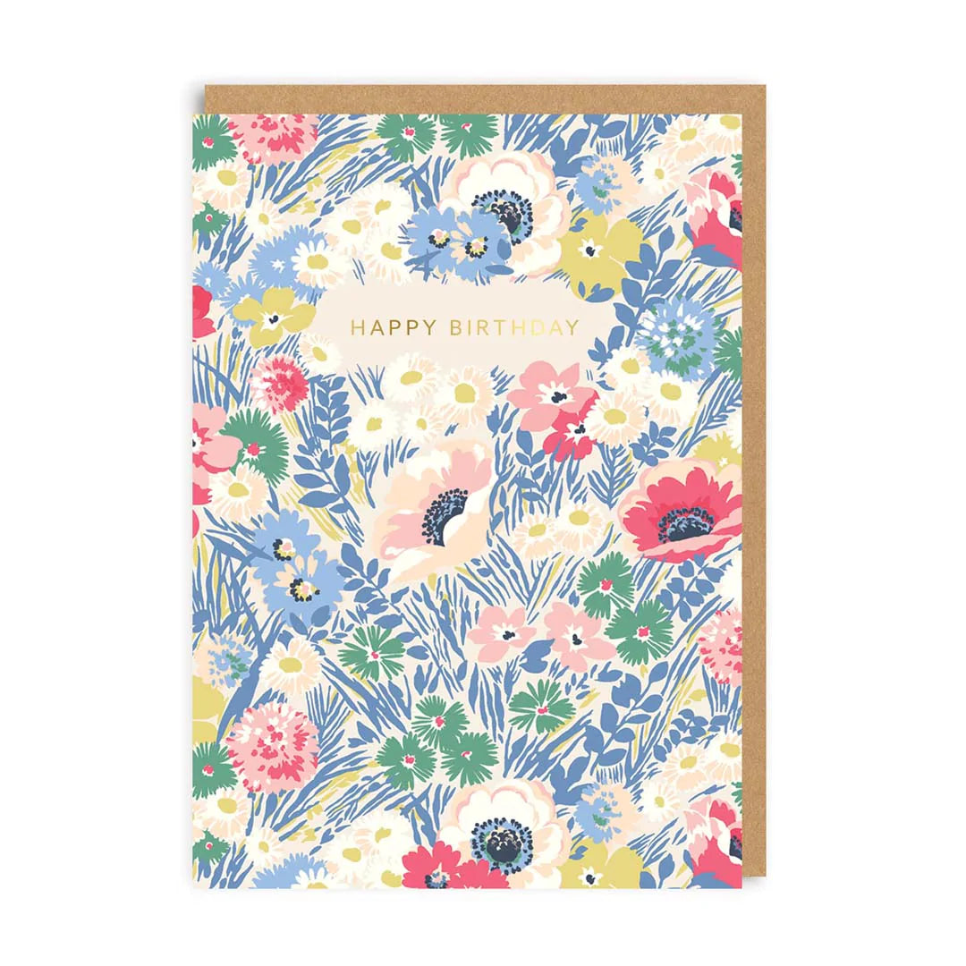 Happy Birthday Card | Meadow Floral