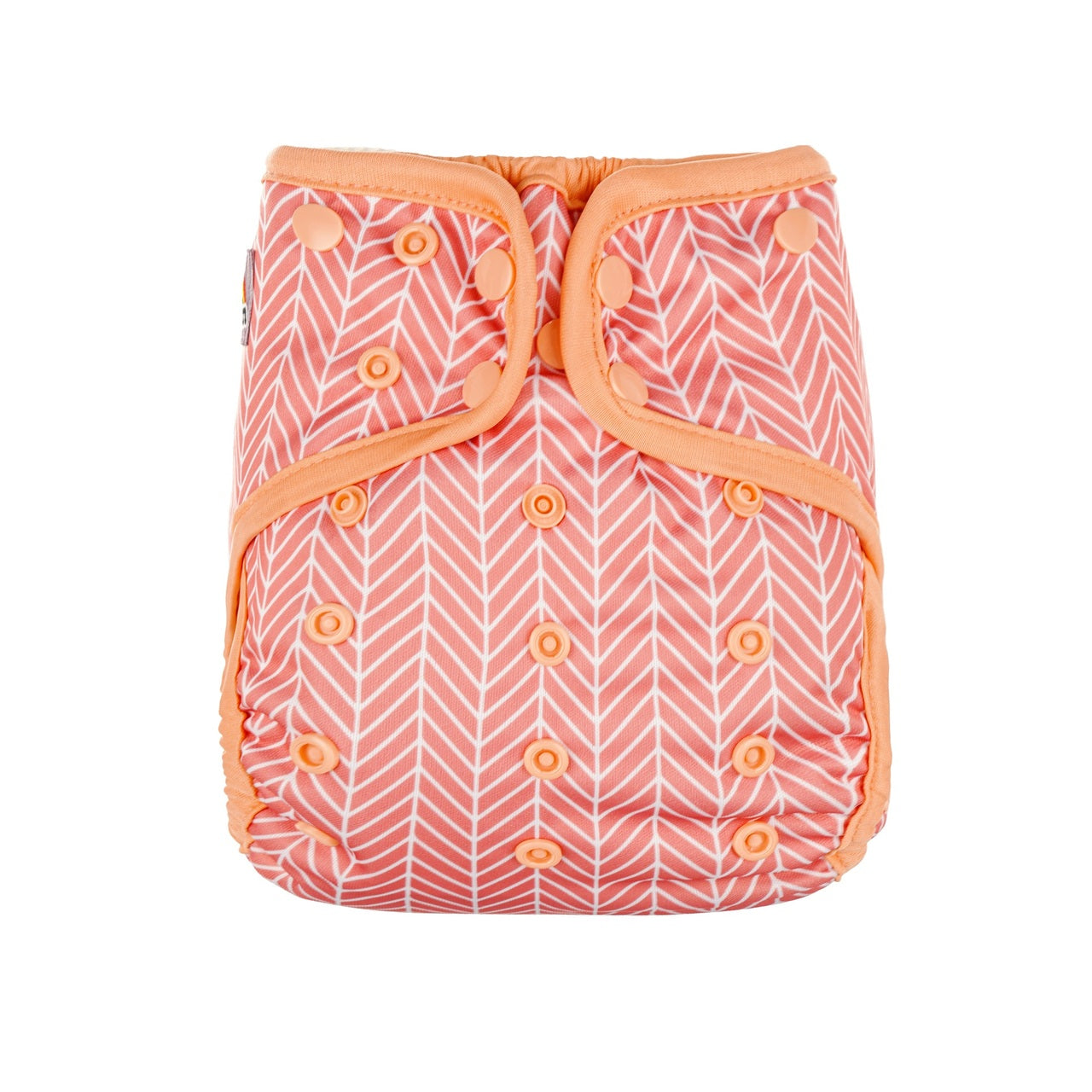 little lovebum reusable nappies snap & wrap coral