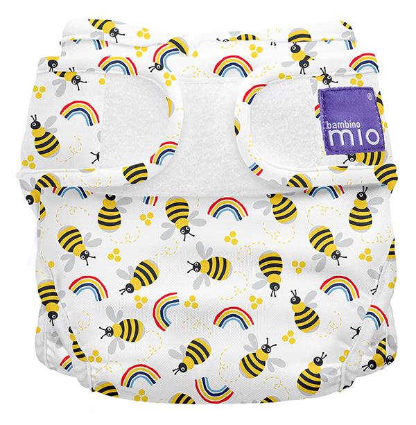 bambino mio reusable nappy cover bumble bees